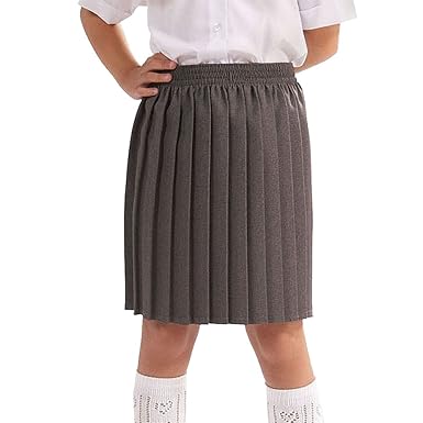 Banner Hexham Junior Pull On Knife Pleat School Skirt Grey Age 4 5