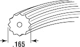 Prime-Line P7674 Screen Retainer Spline 11/64-in Roll Gray 500ft view 2