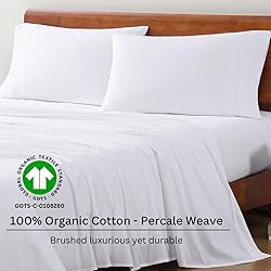 LANE LINEN 100% Organic Cotton King Size Sheets