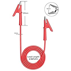 Goupchn 5PCS Alligator Clips Test Leads Dual Ended