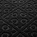 Premium Welcome Mat for Clean Entryways - Non-Slip Indoor Door Mat - Traps Dirt, Grass, and Snow - Stylish Design - 27x17.5 Inches - Black