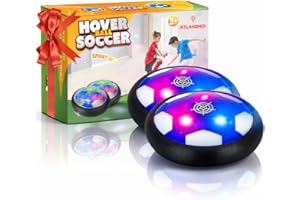 Hover Soccer Ball - Indoor Soccer Ball, Indoor Flying Toy Games (2 Floating Disk + 2 Goals) Boy Birthday Gifts, Indoors Silen