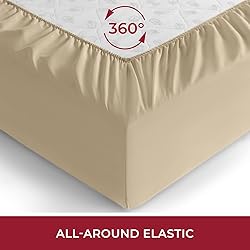 Mellanni Twin Fitted Sheet - Iconic Collection