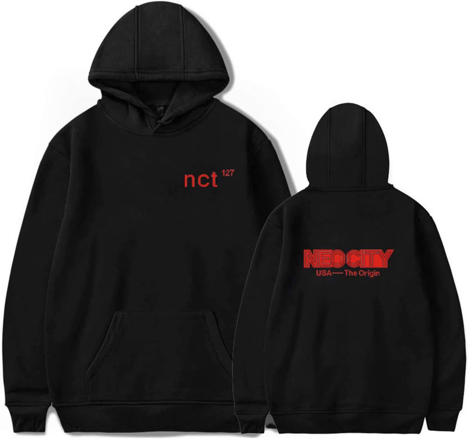 YJYP Kpop NCT Hoodie NCT 127 World Tour NEO City The Origin Sweater Haechan Jaehyun Jungwoo Hoody