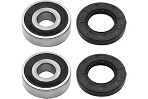 Anxingo 2 Pairs Front Wheel Bearings and Seals Kit, Replacement for Honda ATC110 ATC125M ATC185 ATC200E ATC200ES ATC200M ATC2