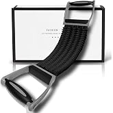 5-Level Braided Latex Chest Expander, 40-200 lbs Adjustable Resistance Band, Non-Slip Grip, for Strength Training for Men &amp; Women, Yoga, Rehab