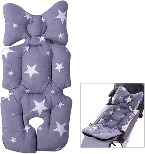 2krmstr Infant Car Seat Cushion Baby Head And Body Support Pillow