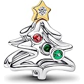 Simphman Christmas Charm 925 Sterling Silver Charms Dangles for Bracelets and Necklace Santa Claus Reindeer Snowman Jewelry Gift for Women Family and Friends