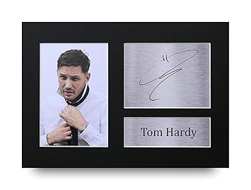 HWC Trading Tom Hardy Geschenke Unterzeichneten A4 Gedrucktes Autogramm Batman Mad Max Sexy Druck-Foto-Bilderanzeige