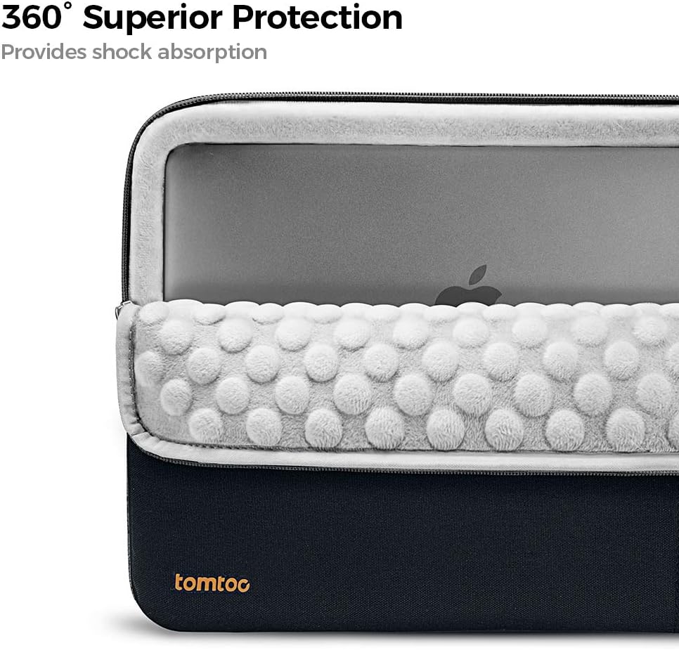 tomtoc 360° Protective Laptop Sleeve for 15-inch New MacBook Air M5/A3448 (2026), M4/A3241, M3/A3114, M2/A2941 - Image 3
