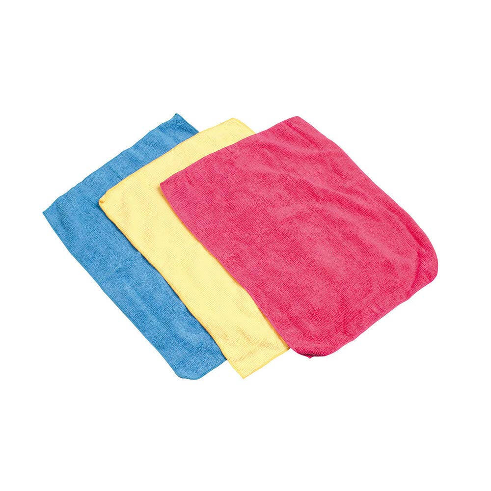 LAMPA 37713, Multi-Colour Microfibre Cloths, 40 x 30 cm