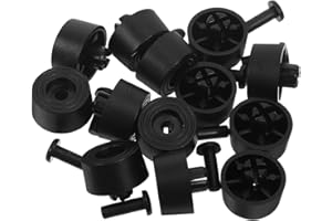 TOPPERFUN 25pcs Push-in PC Case Feet Anti-Vibration Shock Absorbing Computer Case Leg Pads with 8mm Hole Fit