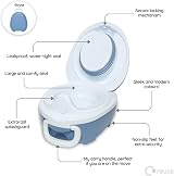 My Carry Potty Travel Potty Blue Pastel – Leaktight Portable Toddler Toilet Seat view 3