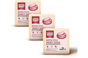 DELI DIRECT Farmers Market, Gluten Free, Keto, Paleo, Low Sodium, Zero Sugar, Wisconsin Cheese Gift Sets, 3-Pack, Dutch Style Smokey Gouda