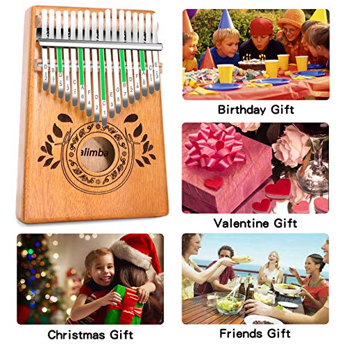 5 UNOKKI+Kalimba+Instruction+Portable+Beginners