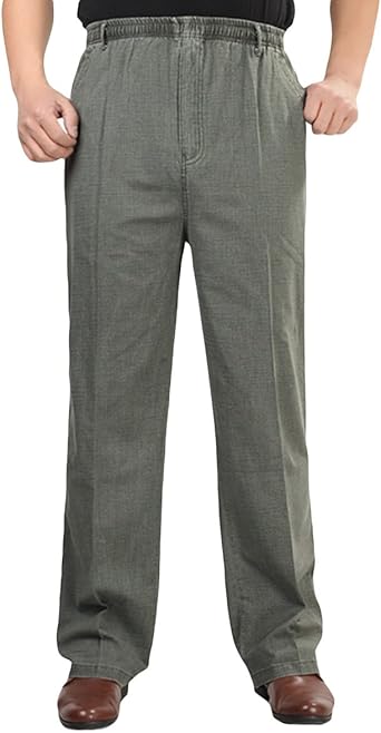 mens baggy linen trousers uk