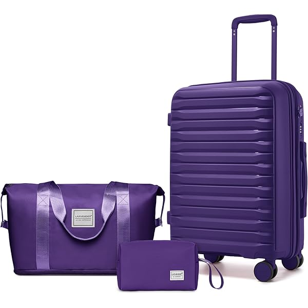 Amazon.com | LEAVES KING Luggage 4 Piece Sets, Hard Shell Luggage