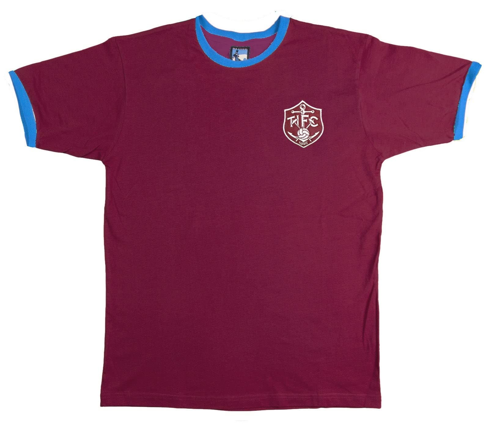 Thames Ironworks 1895 Retro Football T Shirt Embroidered Logo (S)