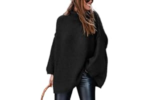 ATHMILE Oversized Chunky Sweaters for Women Fall Turtleneck Long Sleeve Knit Pullover Tops 2025 Winter Fashion Clothes