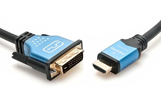 BlueRigger High Speed HDMI to DVI Adapter Cable (3 Feet / 0.9 Meter)