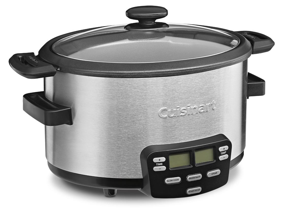 Amazon.com: Cuisinart MSC-400 3-In-1 Cook Central 4-Quart Multi-Cooker: Slow  Cooker, Brown/Saute, Steamer: Kitchen & Dining