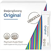 migung365 Psyllium Husk Fiber (30 Packets) - Daily Stick Packs, On-The-Go Fiber Supplement Granules, Easy to Swallow, Colon & Gut Health
