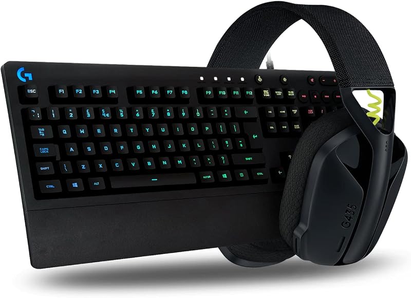 Logitech G Prodigy G213 Keyboard and G435 Headset UK Layout Black