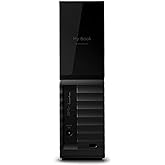 Western Digital 8TB My Book Desktop External Hard Drive, USB 3.0, External HDD with Password Protection and Backup Software - WDBBGB0080HBK-NESN