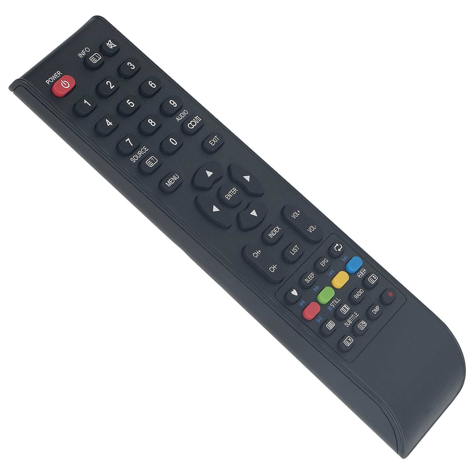 ALLIMITY Replace Remote Control fit for United LED TV LED22X16 LED22X26 LED19X28 LED20H26 LED20H36 LED22B16 LED22H26 LED22H37 LED22HW26 LED22T26 LED24H26 LED24X16 LED24X26 LED28X26 LED32B19 LED32HS27