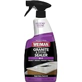 Weiman Granite &amp; Stone Sealer Spray, Water-Based, pH-neutral, 24 Oz | Protective Barrier Keeps Out Stains, Food, Water &amp; Oil, Safe for Marble, Quartz, Tile, Limestone, Granite &amp; Slate