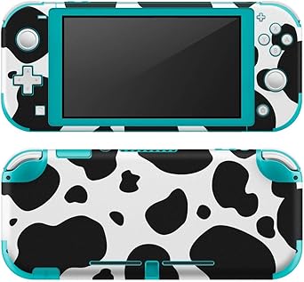 Amazon Co Jp Igsticker Nintendo Switch Lite 専用 デザインスキンシール 全面 任天堂 スイッチ ライト 専用 ゲーム機 カバー アクセサリー フィルム ステッカー エアフリー チェック ボーダー 牛柄 白黒 模様 Video Game Video Game ゲーム