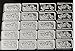 15 Solid Silver One Gram .999 pure Silver Collectable Art Bars with random designs in a jewelry pouch