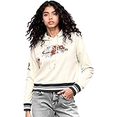 Pro Standard Womens NFL Retro Classics Brushed Back French Terry Cropped Pullover Hoodie