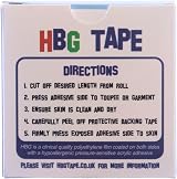 HBG Hypoallergenic Toupee Wig Tape Double Sided Transparent 5m x 25mm Adhesive view 7