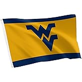 Desert Cactus West Virginia University Flag - 3 x 5 Feet WVU Mountaineers Banner, Indoor/Outdoor Durable Fabric Display (Style N1)