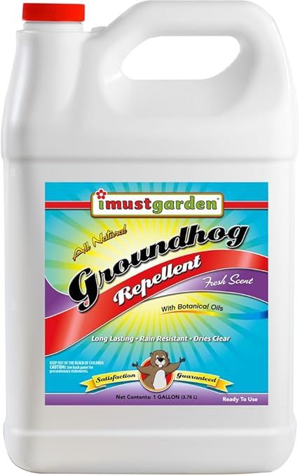 Amazon.com : I Must Garden Groundhog/Woodchuck Repellent 1 Gallon Ready ...