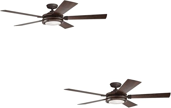 Set Of Two No 35206 Barrington 52 In Distressed Black And