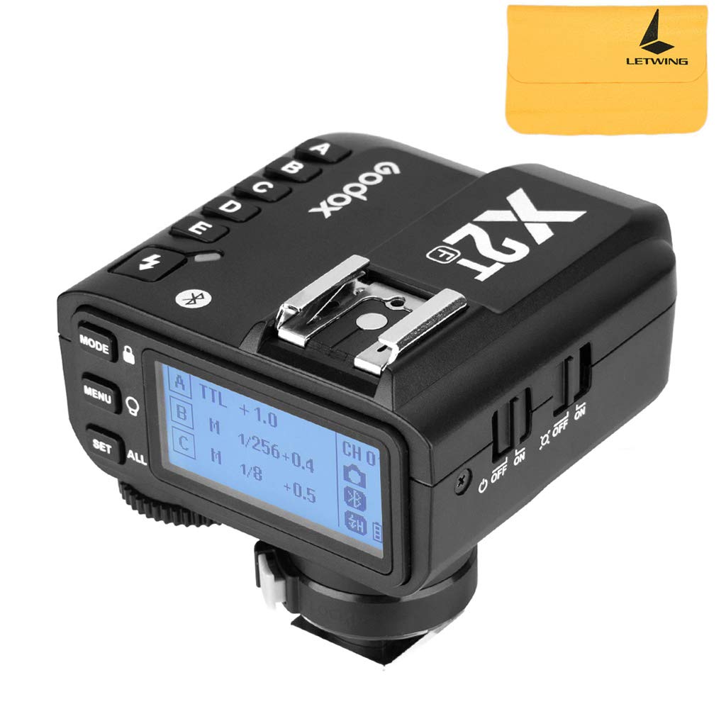 Godox X2T-F TTL Wireless Flash Trigger Transmitter for Fuji Fujifilm Camera, 2.4G 1/8000s HSS, Bluetooth Connection