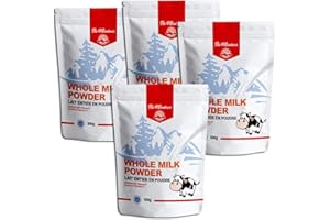 The Meadows Whole Milk Powder Multi pack, rBGH and rBST Free, Antibiotic Free, Product of Canada- (4 Packs)