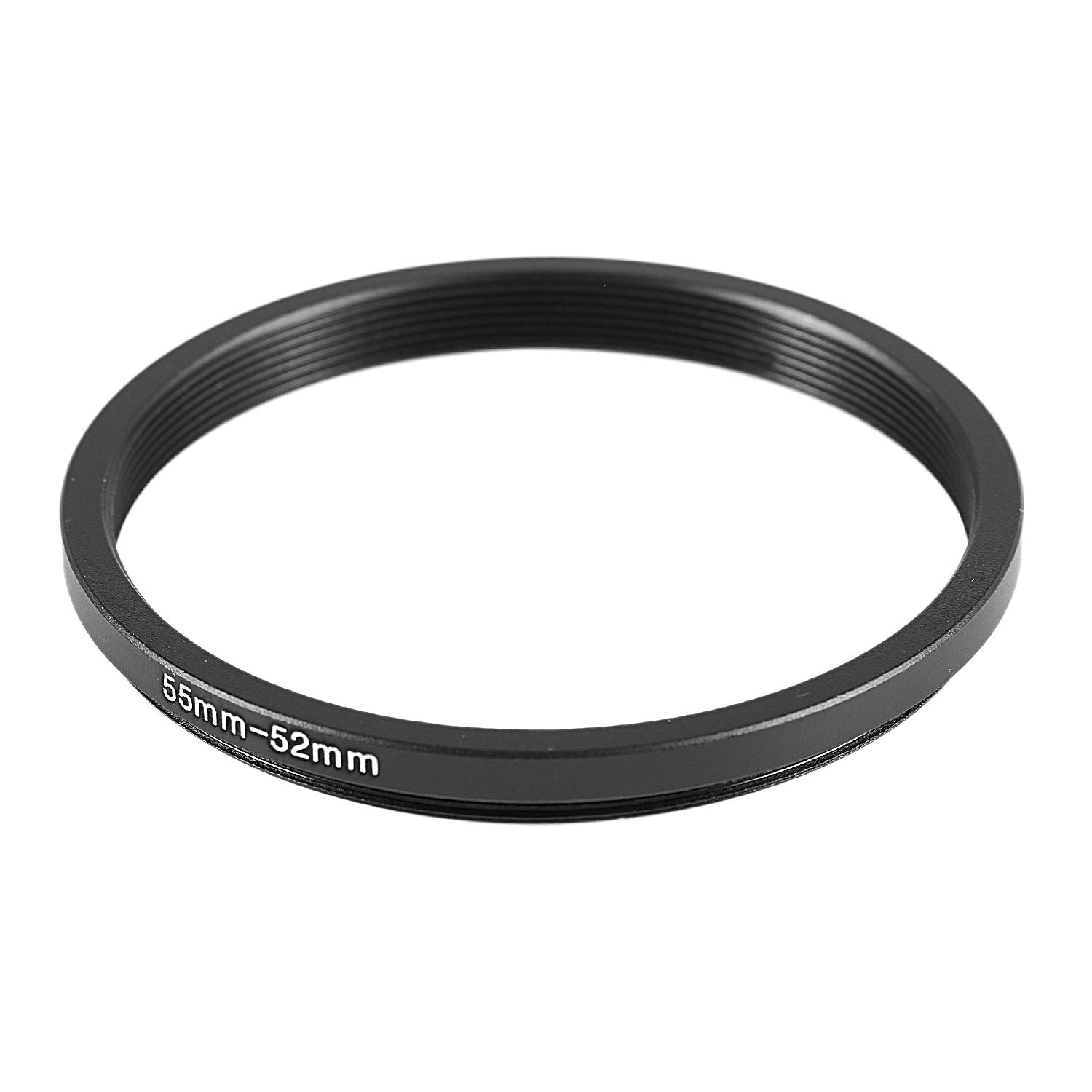 Gaoominy 55mm-52mm 55mm to 52mm Black Step Down Ring Adapter for Camera