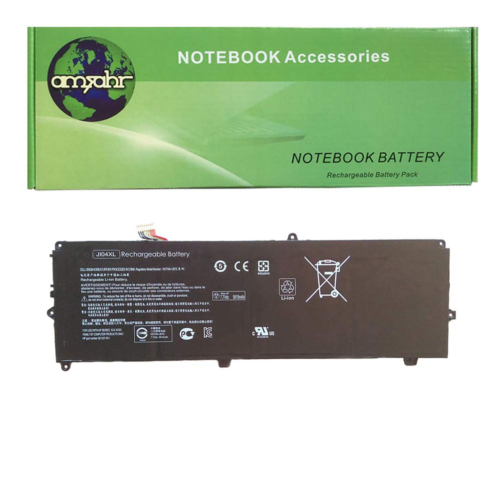 amsahr J104XL-02 Replacement Battery for HP J104XL, 901247-855, 901307-541, HSTNN-UB7E, J104XL, JI04047XL, JI04XL ()