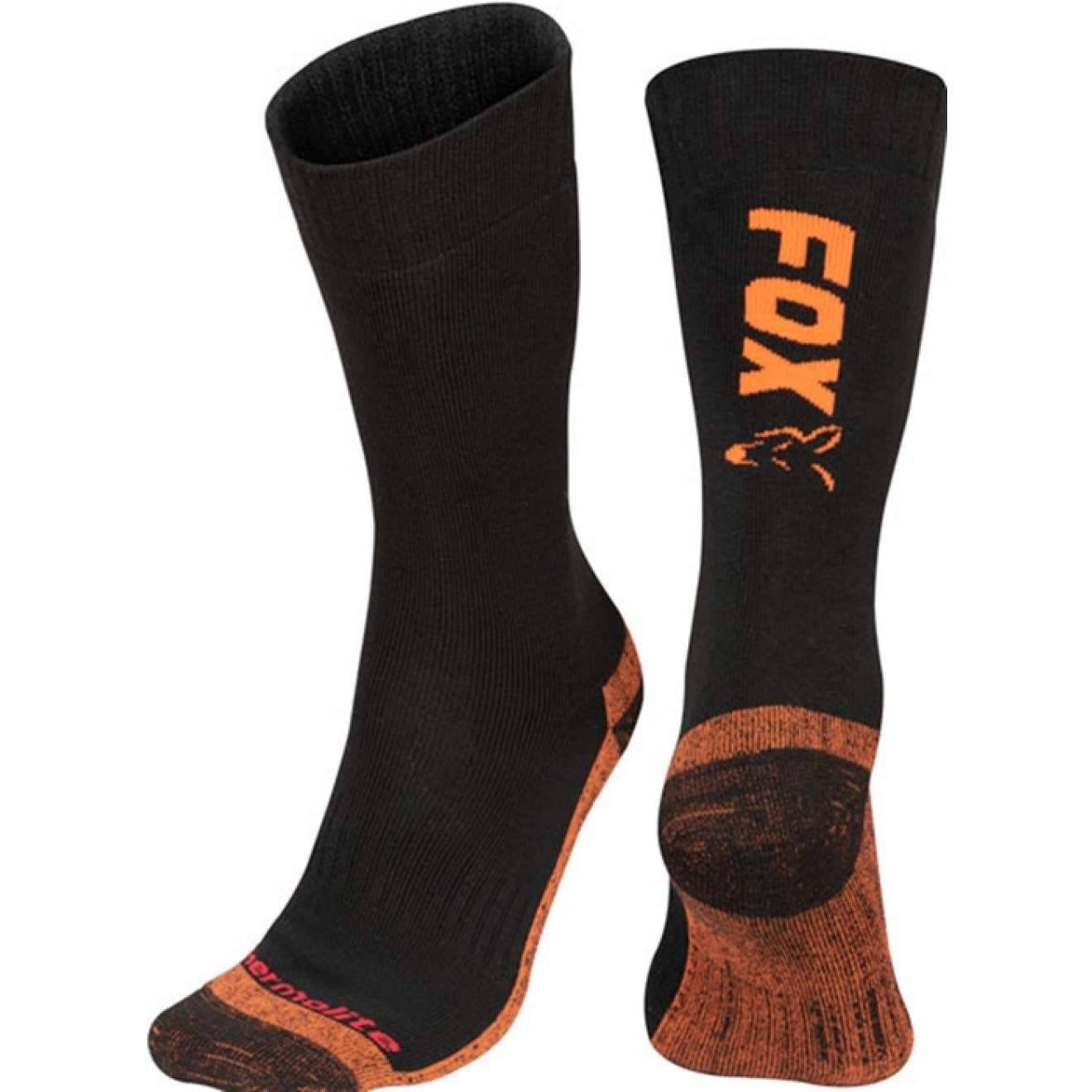 FOX Black/Orange Thermolite long sock 6-9 (Eu 40-43)