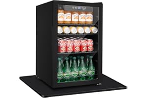 GAROLUE Silicone Mini Fridge Mat, Drip Pan Protctor Mat Under Washing Machine &Refrigerator Freezer for Protecting Carpet and Floor,Heavy Duty Waterproof Top Protector Pad for Laundry & Kitchen,Under Sink