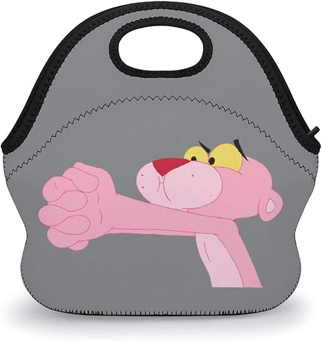Amazon ピンク パンサー 5 大容量 ランチバッグ お弁当バッグ ハンドバッグ ランチトート 保温 防水 グッズ 雑貨 保冷 収納 耐衝撃 アニメ キャラクター 通勤 通校 子供用 ランチバッグ ランチ巾着 ランチベルト オンライン通販
