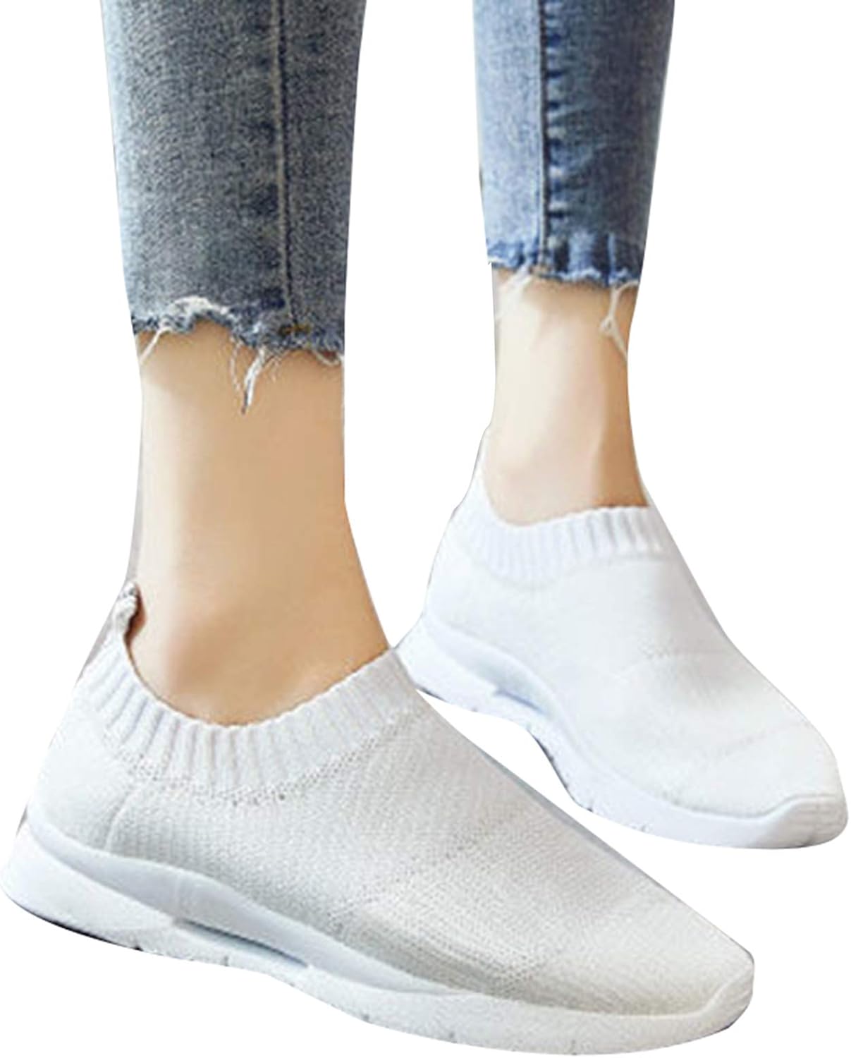 Damen Sommerschuhe Orthopädisch - Leichte Mesh Walkingschuhe Weite H Bequem