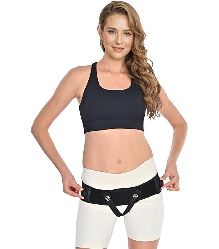 Ceinture De Soutien Pelvien Générique Noire En Polyester - Neuf, Pour Soulager Les Douleurs De L'aine Et Utérus