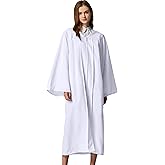 MyGradDay Unisex Matte choir robes for church Baptism Officiant Confirmation Costume,Graduation Gown Pastor &judges robe
