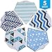Baby Bandana Drool Bib for Boys - Super Absorbant, Ultra Soft