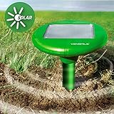 Vensmile mole solar repellent chaser Voles Gopher Mice and Rats at outdoor garden lawn