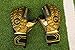 FINGERSAVE Goalkeeper Gloves by K-LO - The Armour Pro Goalie Glove Has Fingersave Protection in All 5-Fingers to Prevent Injury & Improve Shot Blocking. Super Sticky Palms. Youth & Adult Sizes Gold